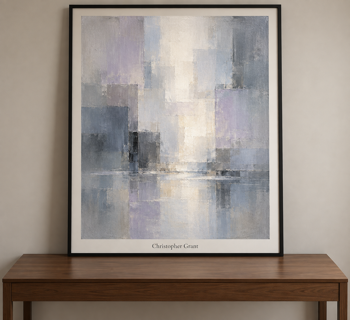 Layered light, pearl haze
