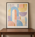 Pastel Arches in a Gallery Frame